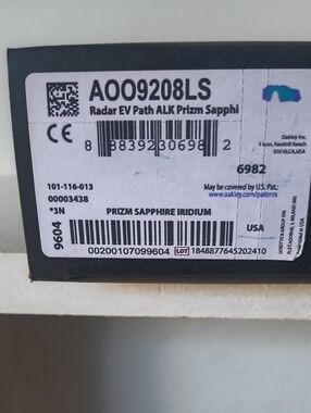 Oakley Radar EV Path Replacement Lenses - Sapphire Blue Iridium